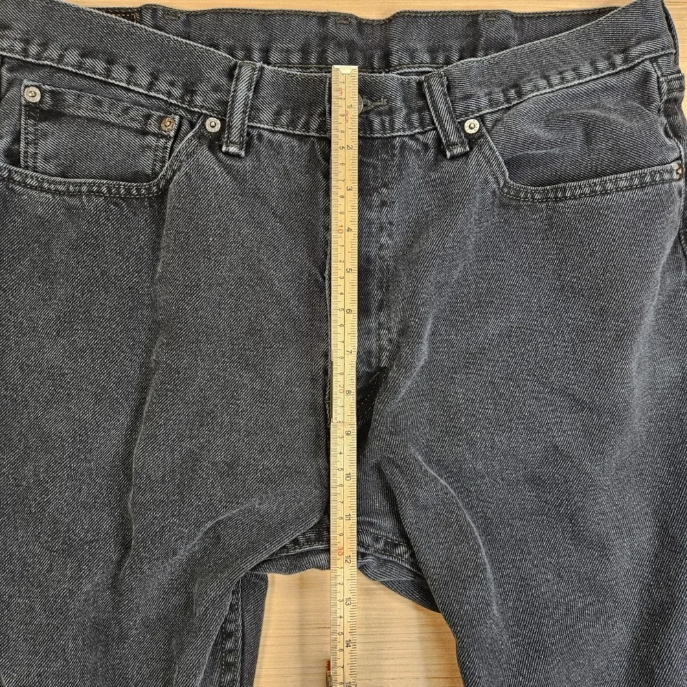 Lot of 2 Levis 505 Jeans Mens 38x30 Fit 36x28 Black Regular Fit Straight Leg